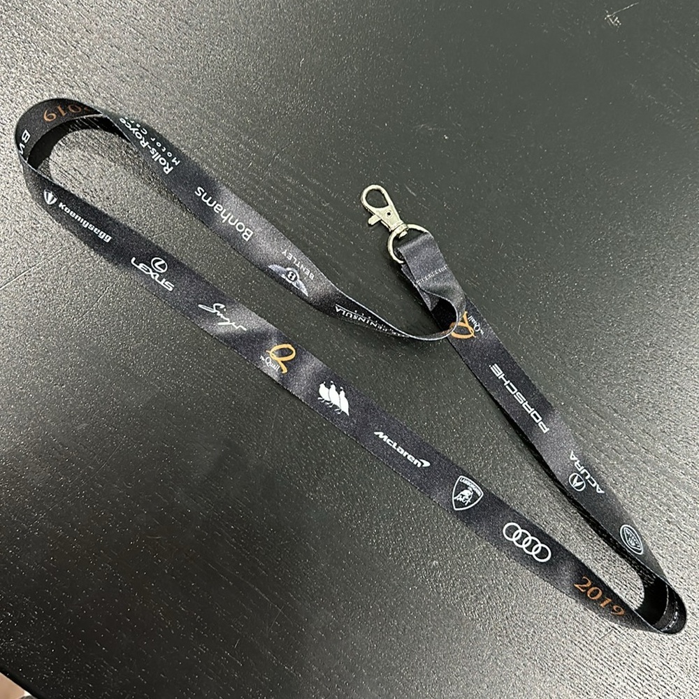 Quail Motorsports Car Show Lanyard with Sponsoring Brand Logos - Picture 4 of 6